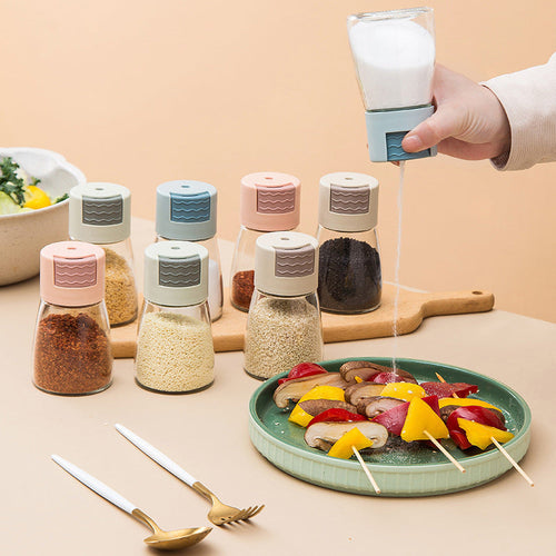 Globetrek° SaltShakers - Precies Kwantitatief Duwtype Kruidenschudder