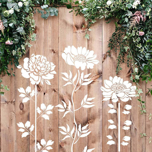 FlowerDecor - DIY Bloem Stencil Decoratie