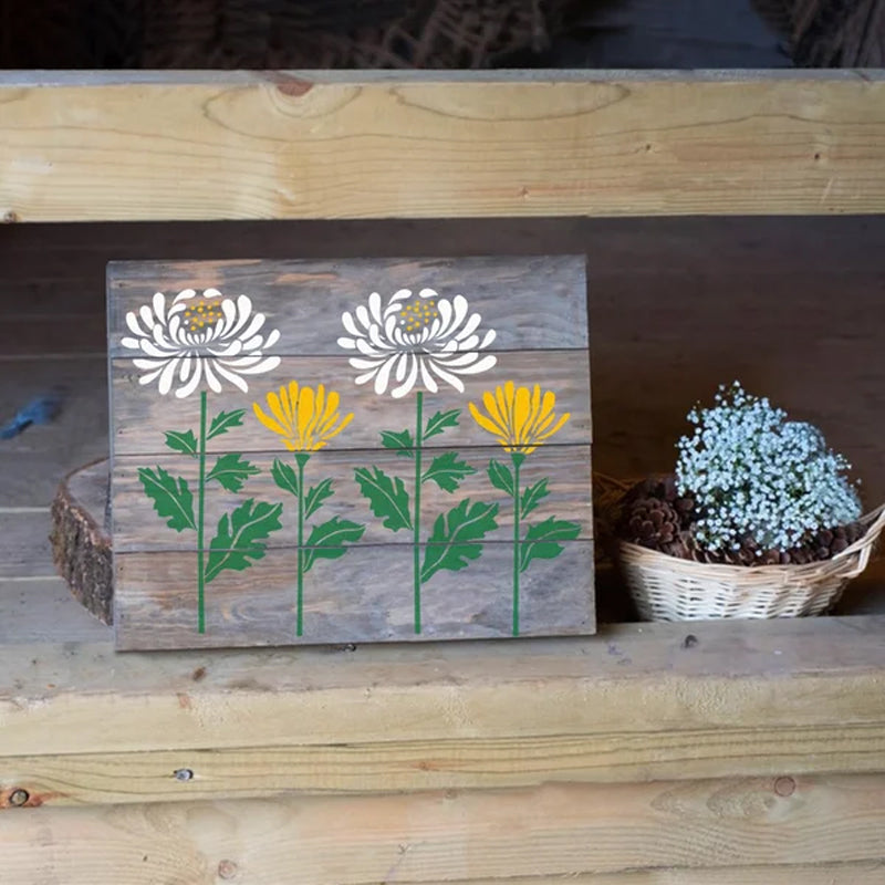 FlowerDecor - DIY Bloem Stencil Decoratie