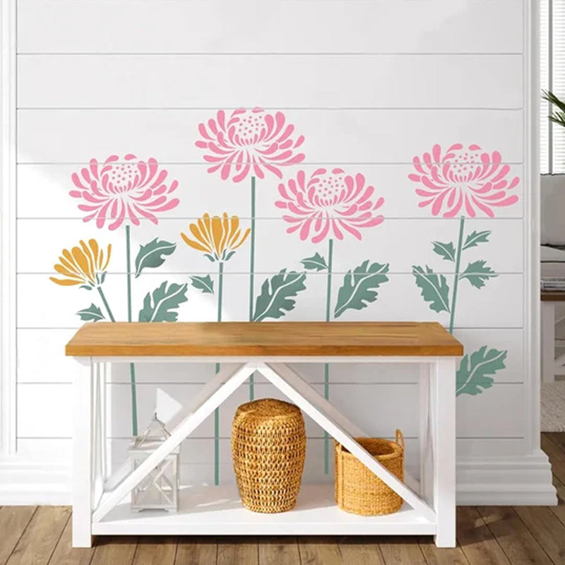 FlowerDecor - DIY Bloem Stencil Decoratie