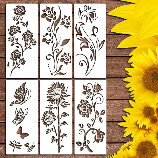 FlowerDecor - DIY Bloem Stencil Decoratie