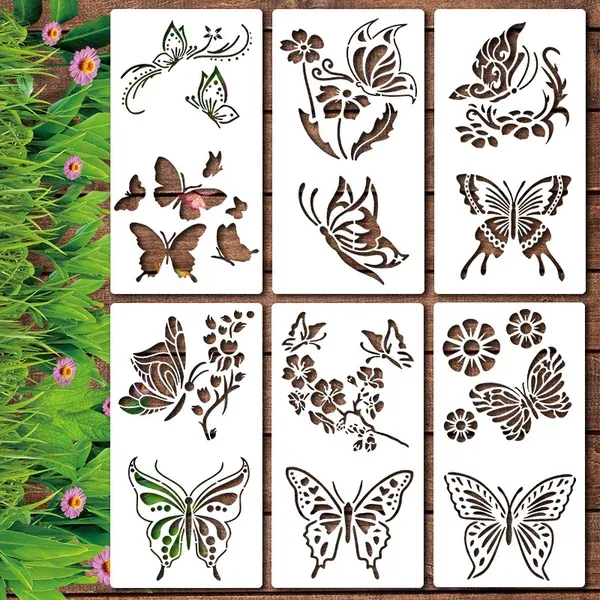 FlowerDecor - DIY Bloem Stencil Decoratie