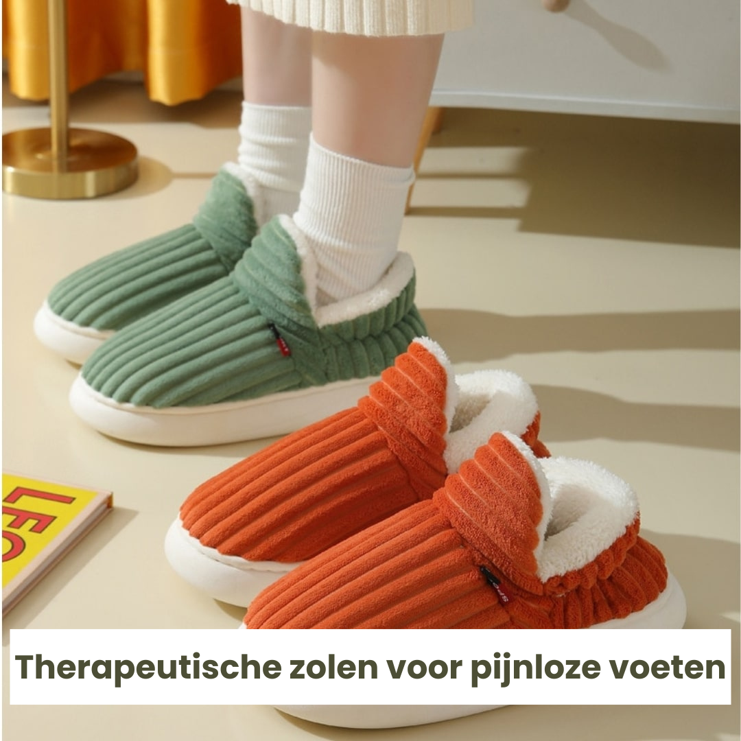 CozyComfort™ Therapeutische Fluffy Fleece winter Sloffen