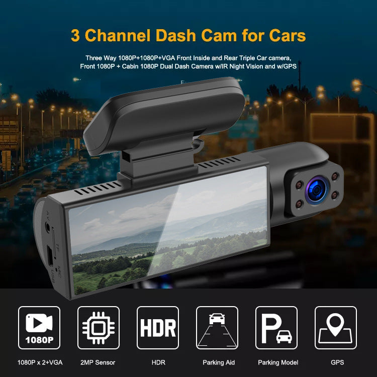 Dashcam Pro™ Full HD 1080P | Dual Lens, Veiligheid en Kristalheldere Beelden