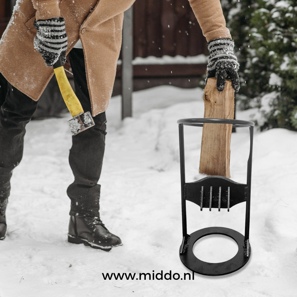 Eén-Slag Houtkloofmachine Splitter | Voorbereiding op Koude Winterdagen