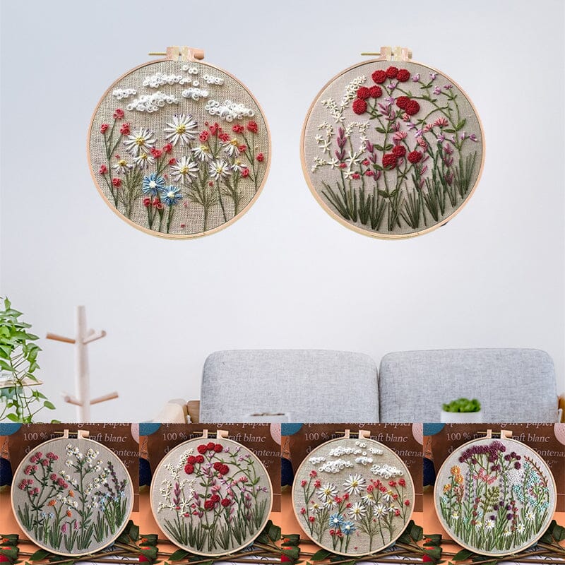 EmbroideryKit - Eenvoudig Borduurwerk Kit Voor Beginners