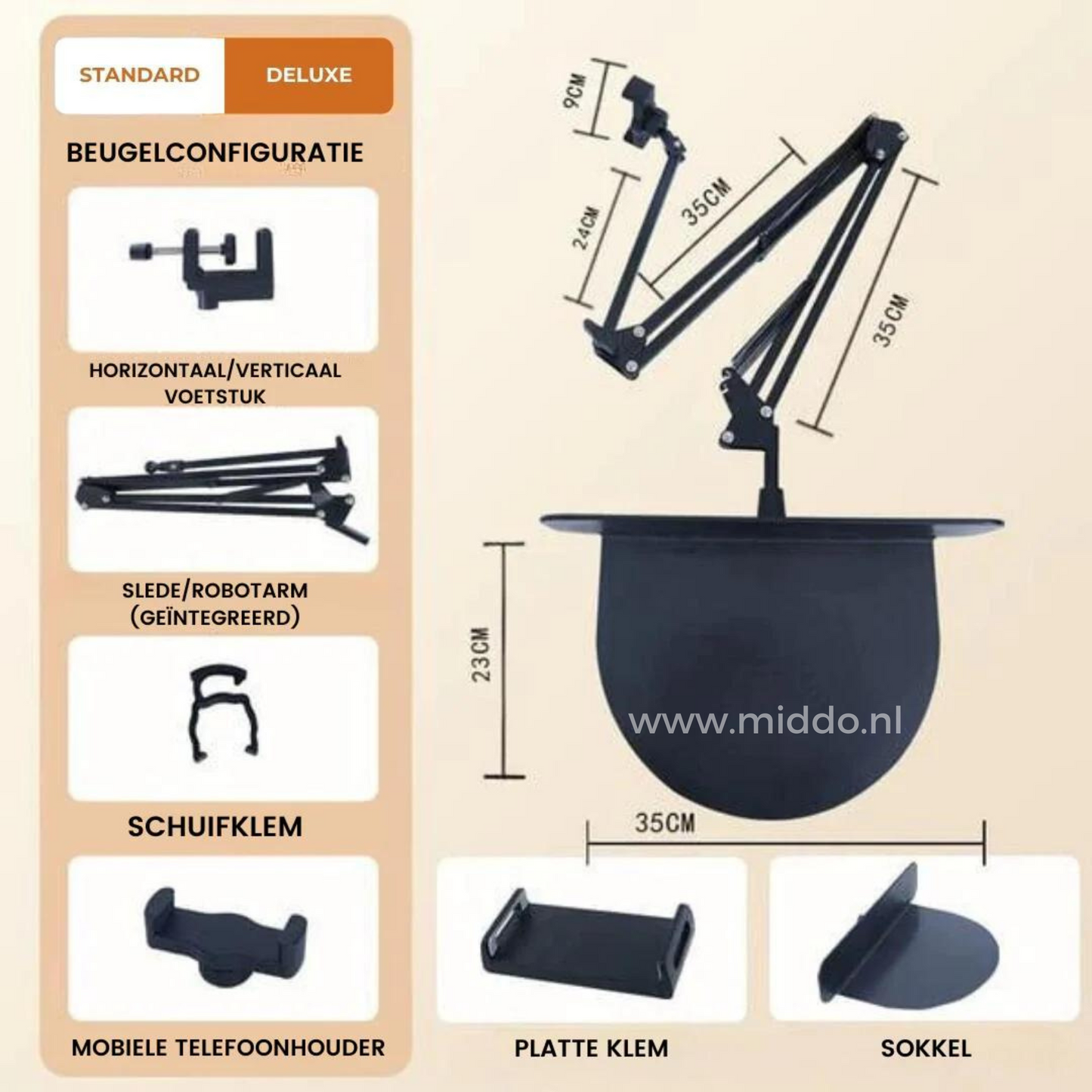 FlexArm™ | De Ideale Houder Voor een Comfortabele Houding en Minder Ongemak