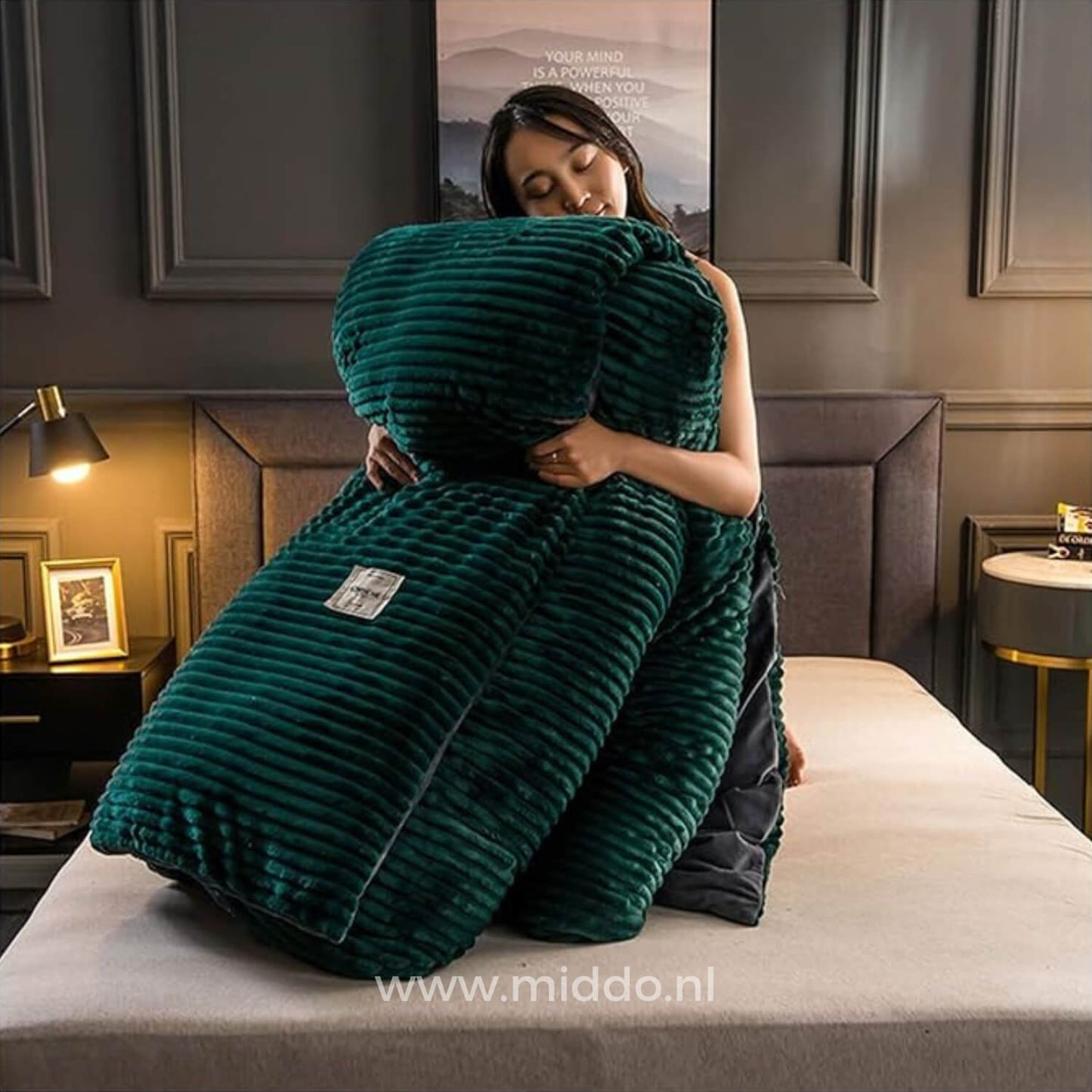Fluwelen Fleece Dekbedovertrek | Wikkel jezelf in Ultiem Comfort en Warmte voor Koude Winternachten