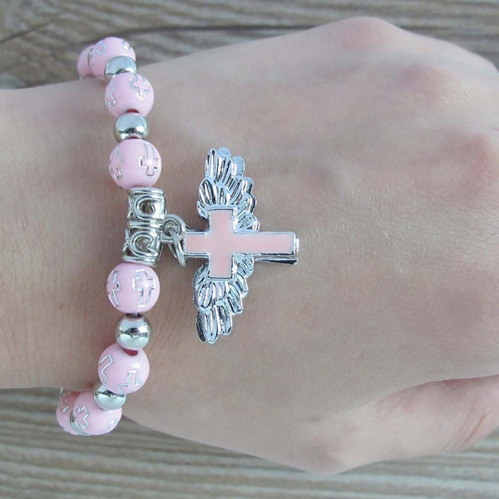 Engel Wing Kruis Armband