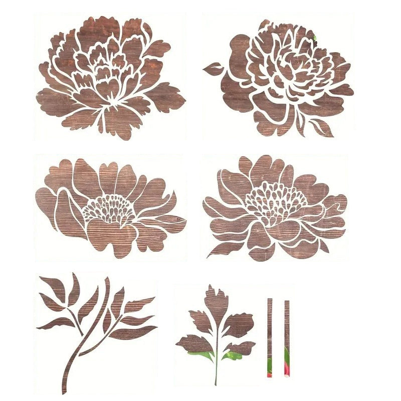 FlowerDecor - DIY Bloem Stencil Decoratie