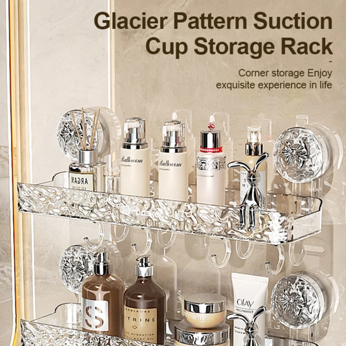GlideHold® StorageRack: Luxe Geen Boor Organisator Opslag Rek
