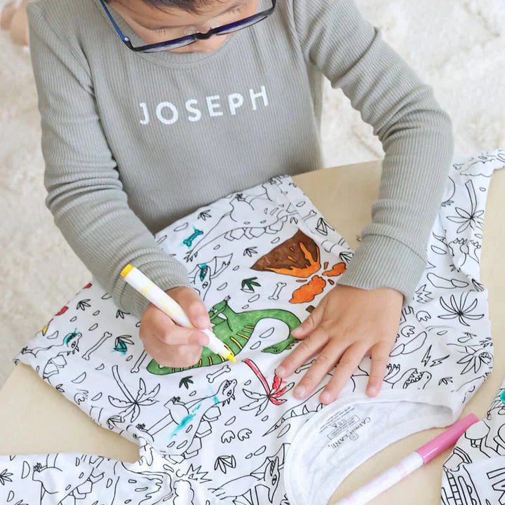 Inkleurbare Kinderpyjama™ | Speels en Geliefd bij Kinderen en Ouders!