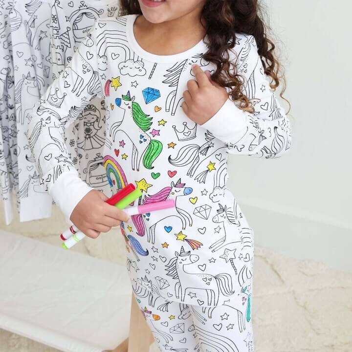 Inkleurbare Kinderpyjama™ | Speels en Geliefd bij Kinderen en Ouders!
