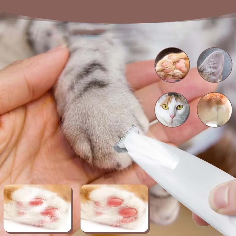 DogCatFri™ PetTrimmer: Huisdier Haar Trimmer Met LED Lampje