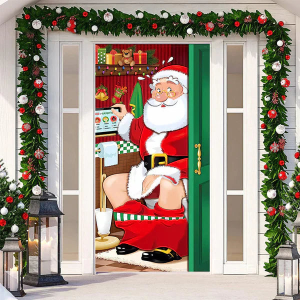 ChristmasDoor - Kerst Realistisch Deur Decoratie