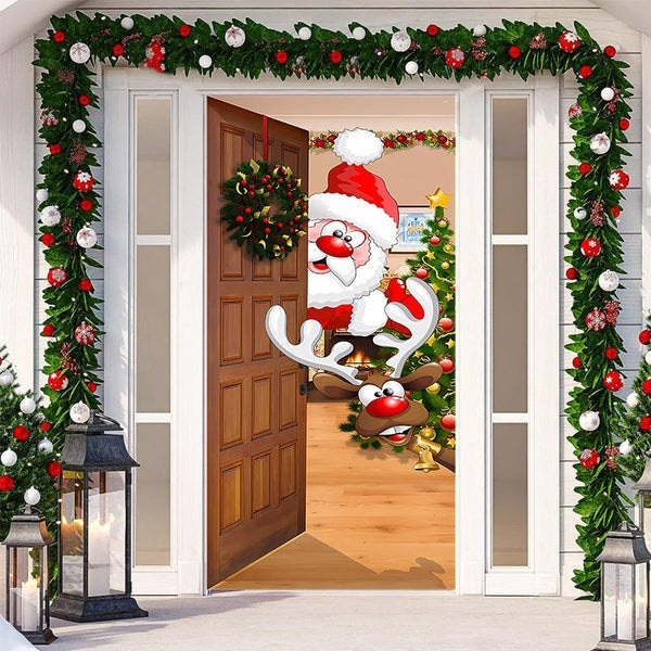 ChristmasDoor - Kerst Realistisch Deur Decoratie