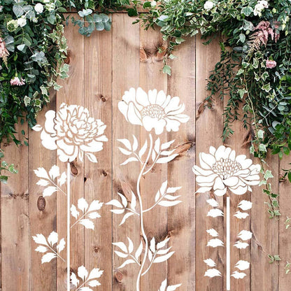 FlowerDecor - DIY Bloem Stencil Decoratie
