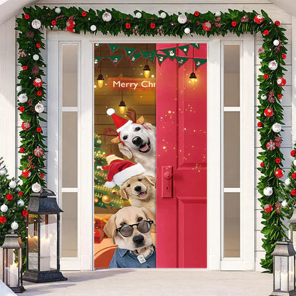 ChristmasDoor - Kerst Realistisch Deur Decoratie