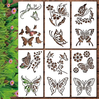FlowerDecor - DIY Bloem Stencil Decoratie
