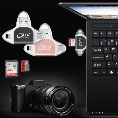 CardReader - Multi-Poort 4 in 1 Universele SD TF Kaartlezer