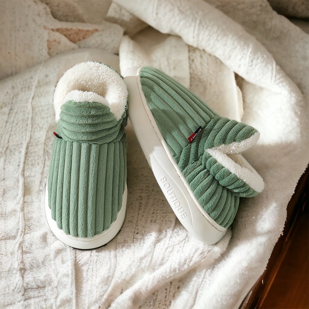 CozyComfort™ Therapeutische Fluffy Fleece winter Sloffen