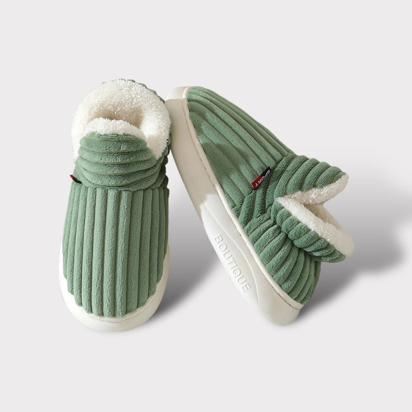 CozyComfort™ Therapeutische Fluffy Fleece winter Sloffen