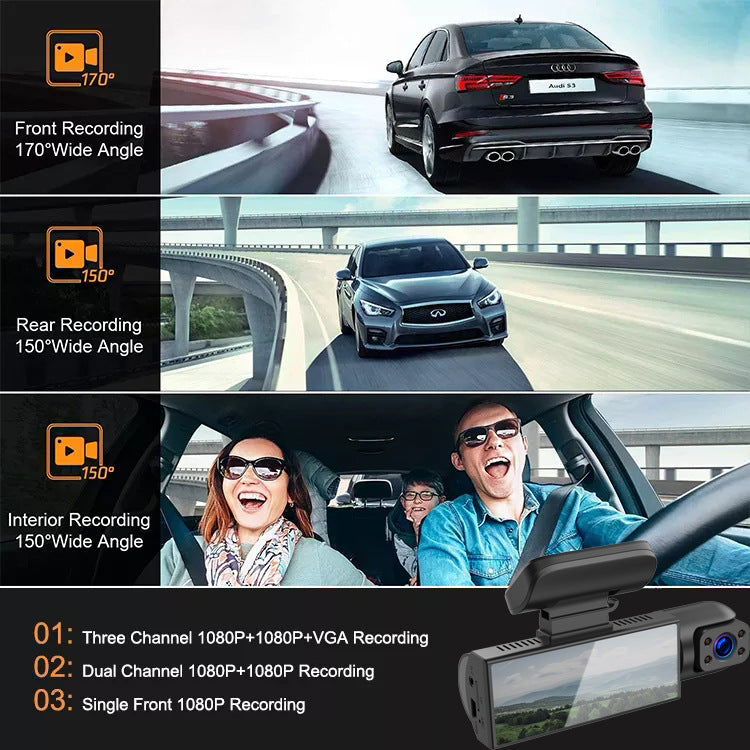 Dashcam Pro™ Full HD 1080P | Dual Lens, Veiligheid en Kristalheldere Beelden