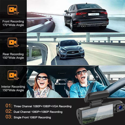 Dashcam Pro™ Full HD 1080P | Dual Lens, Veiligheid en Kristalheldere Beelden
