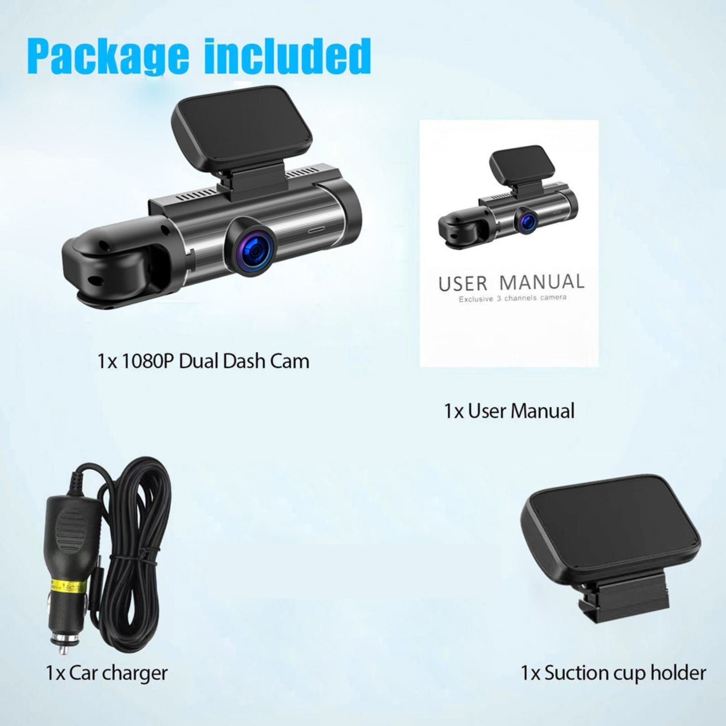 Dashcam Pro™ Full HD 1080P | Dual Lens, Veiligheid en Kristalheldere Beelden