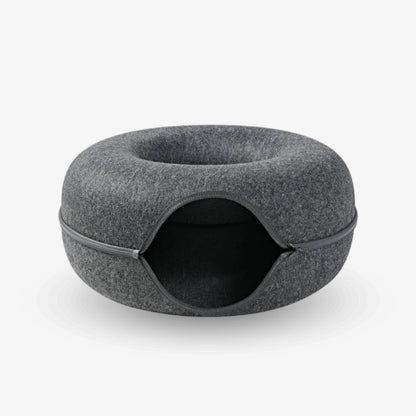 CharmPaws™ 2-in-1 Donut Tunnel Bed voor Katten