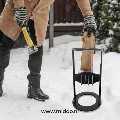 Eén-Slag Houtkloofmachine Splitter | Voorbereiding op Koude Winterdagen