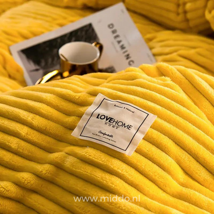 Fluwelen Fleece Dekbedovertrek | Wikkel jezelf in Ultiem Comfort en Warmte voor Koude Winternachten