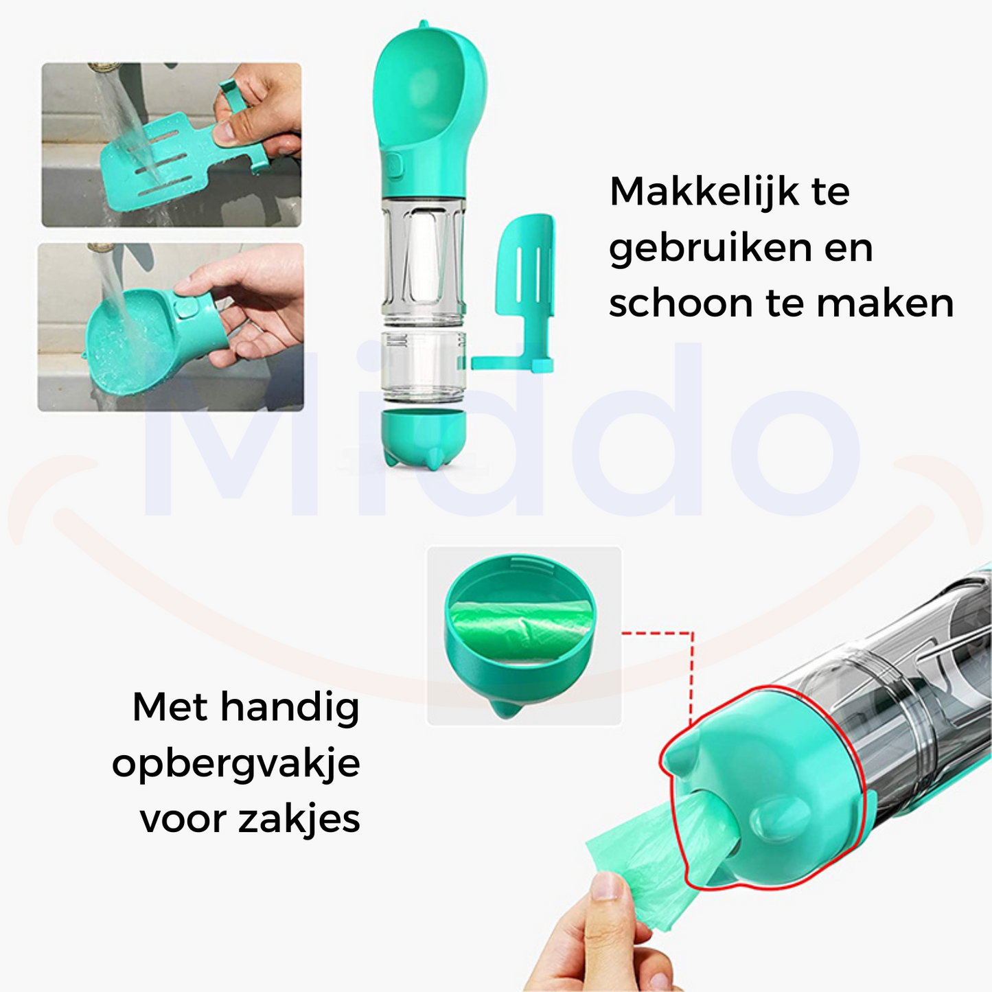 Furry Feeder™ | De 5 in 1 waterfles voor jouw hond!