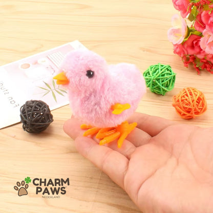 3 pack - CharmPaws™ Huppelend Kuikenspeeltje voor Katten