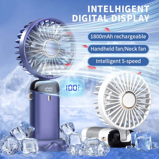Handbediende miniventilator