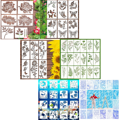 FlowerDecor - DIY Bloem Stencil Decoratie