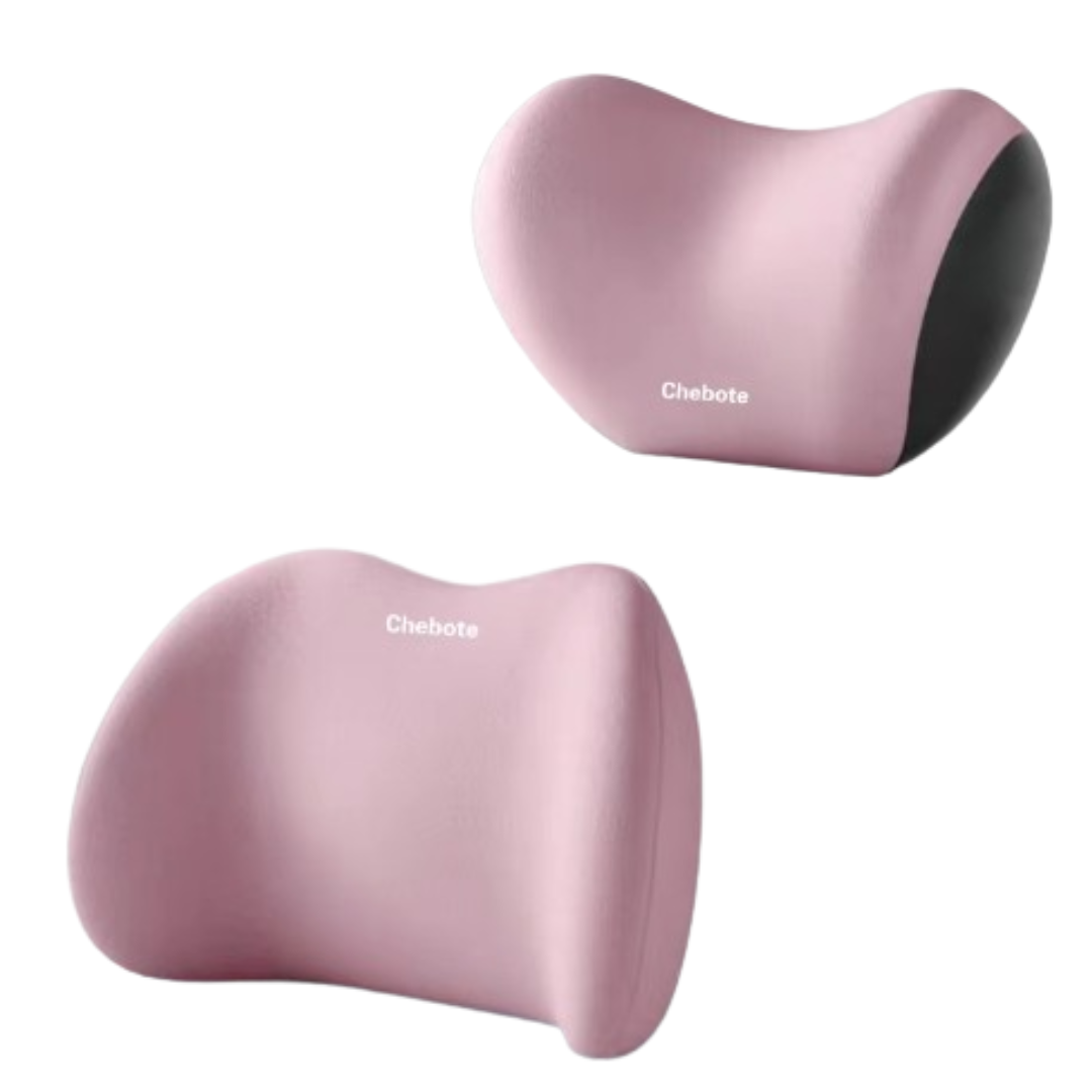 DriveComfort 1+1 GRATIS - Autostoel Hoofdsteun + Lendekussen Set