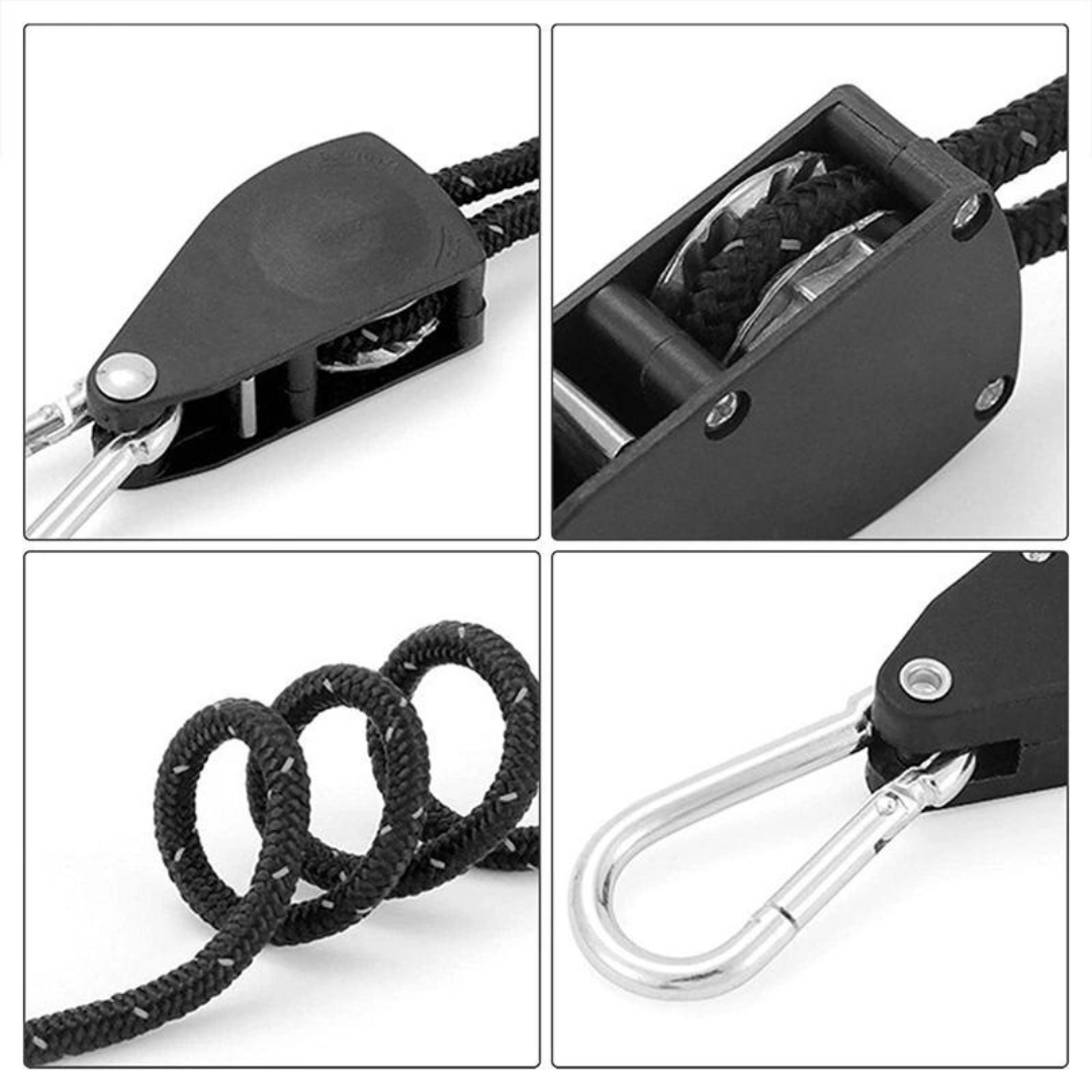 CampingRope - Verstelbaar Katrol Camping Touw