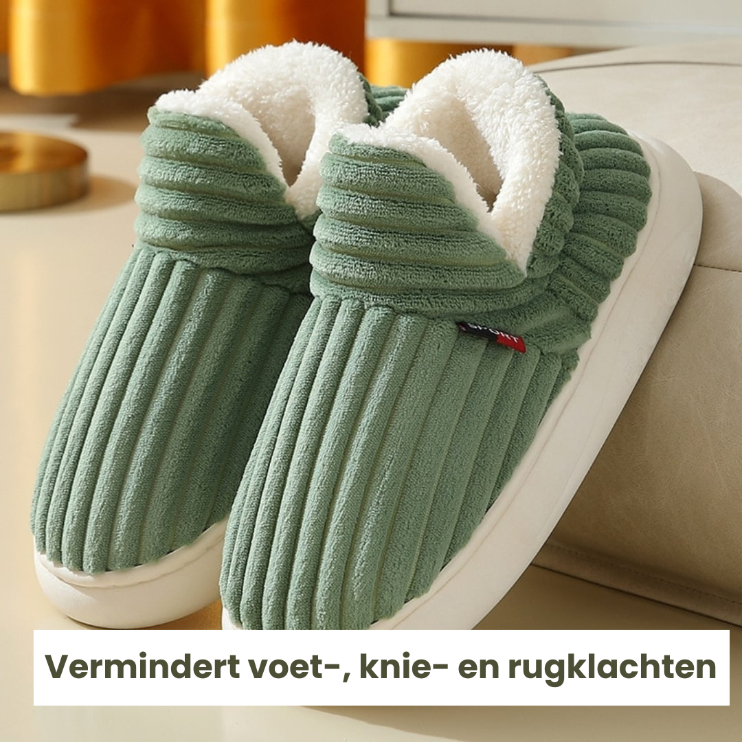 CozyComfort™ Therapeutische Fluffy Fleece winter Sloffen