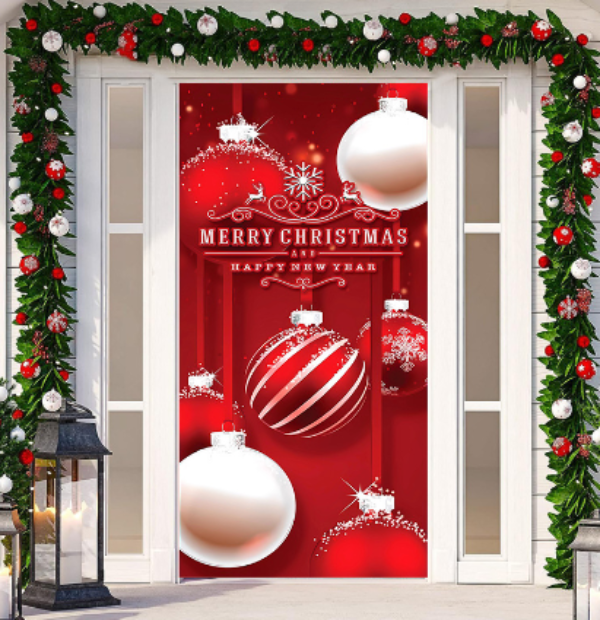 ChristmasDoor - Kerst Realistisch Deur Decoratie