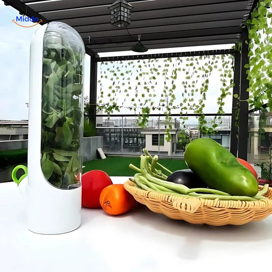 FreshHerbKeeper™ | Koelopslag Van Kruiden Voor Koriander, Peterselie en Meer