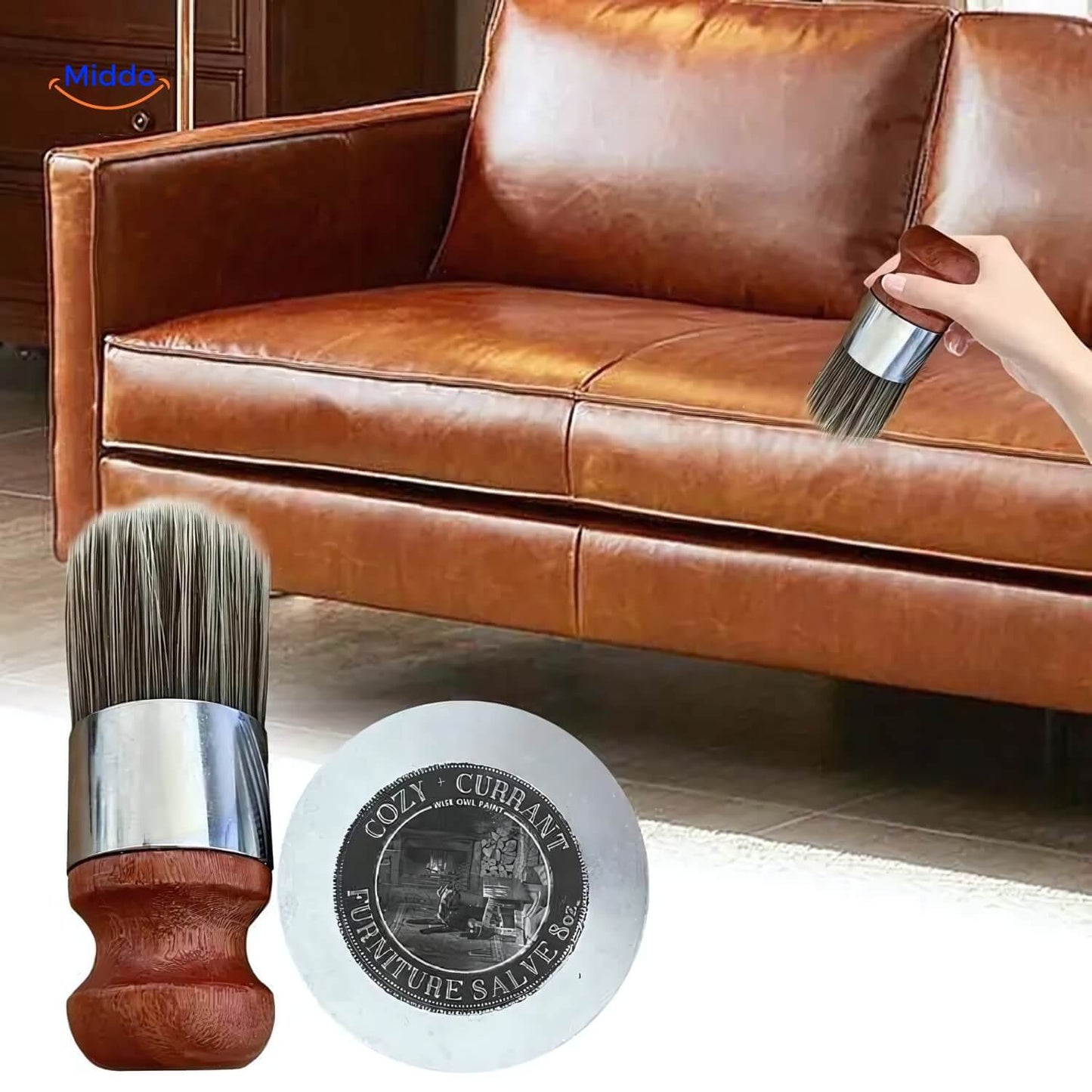 Furnituresalve™ - Leer- En Houtbalsem | Krasverwijderaar + Borstel