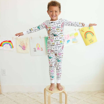 Inkleurbare Kinderpyjama™ | Speels en Geliefd bij Kinderen en Ouders!
