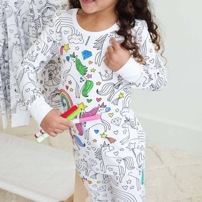 Inkleurbare Kinderpyjama™ | Speels en Geliefd bij Kinderen en Ouders!