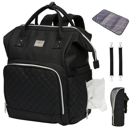 MIMMTI® 2.0 Leren Luiertas, Gezinstas, Reistas